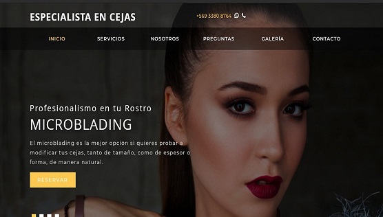 Sitio Web Marcela Ponce | Desarrollado por Bilbao Labs