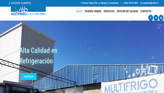 Sitio Web Multigrigo.cl | Desarrollado por Bilbao Labs