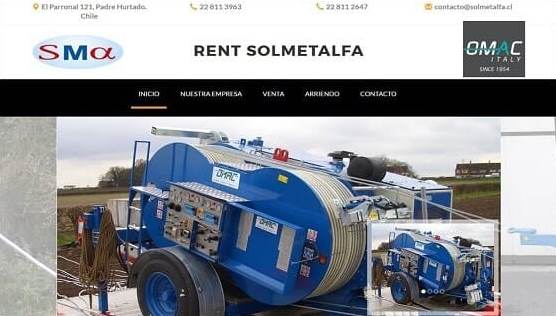 Sitio Web Solmetalfa.cl | Desarrollado por Bilbao Labs